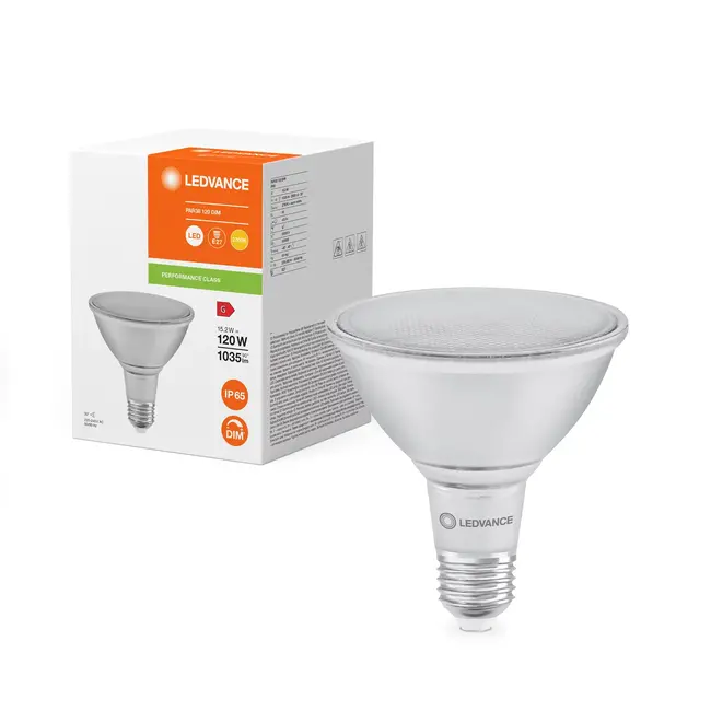 Ledvance /Osram  Performance LED Spot E27 PAR38 15.2W 927 Warm White - Dimmable - 1035lm - Replaces 120W