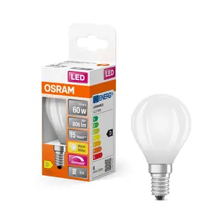 Ledvance /Osram  LED E14 P45 5.5W Frosted Dimmable 2700K