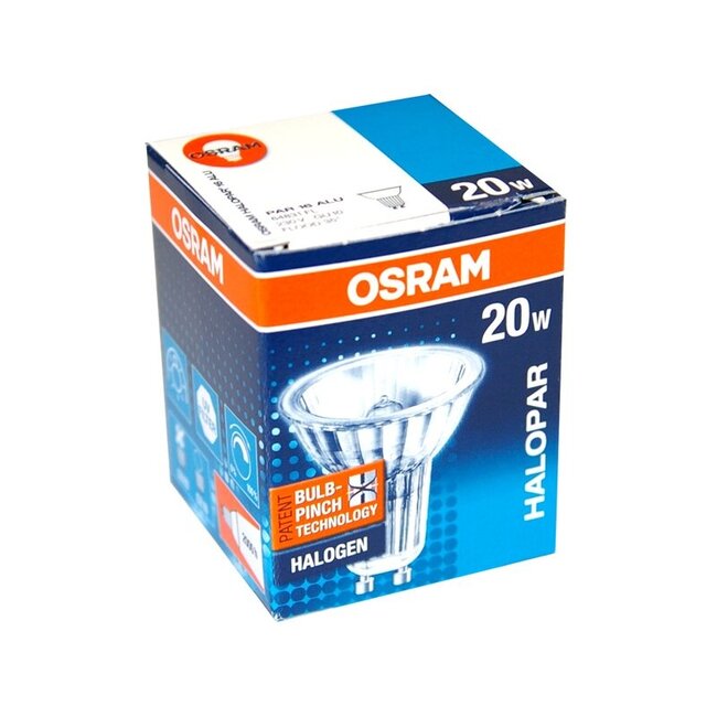 Osram GU10 Halopar Reflector Lamp - 20W halogen- Dimmable
