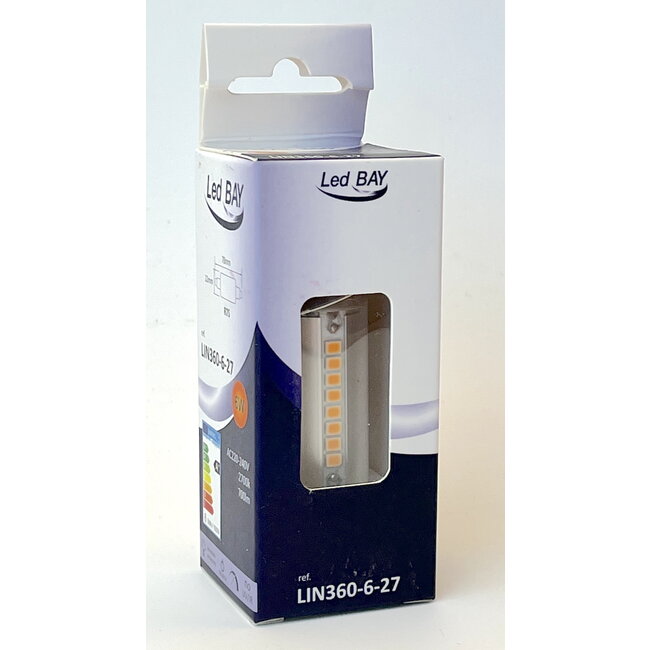 ledbay R7s LED Lamp 6W 700Lm 78mm | Warm White 2700K | Not Dimmable