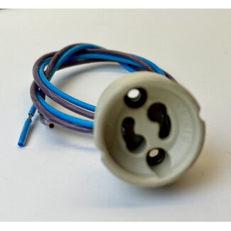 R&M Line GU10 Fitting with 50cm cable 220-240 volts