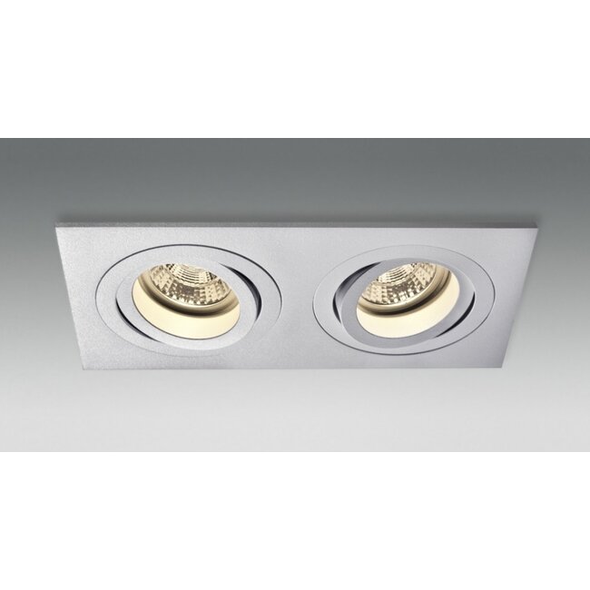 R&M Line  Downlight 2X50 Tilt blade GU10 WHITE