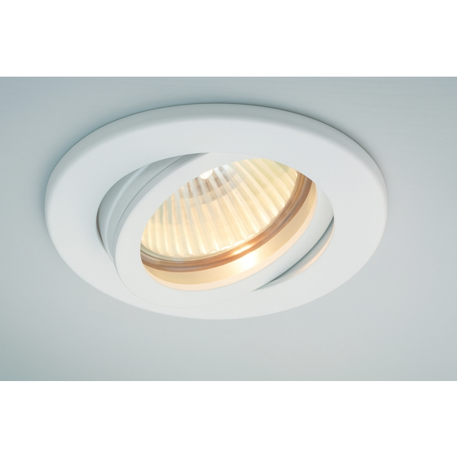 SpotLine Srl Kantelbare aluminium Inbouwspot S100-F rond  wit 230V GU10