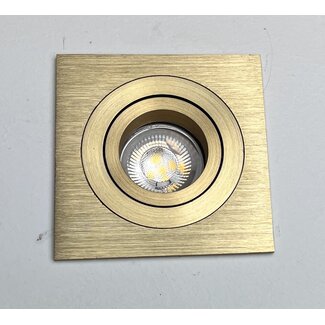 R&M Line Inbouwspot Mini Tilt Q goud