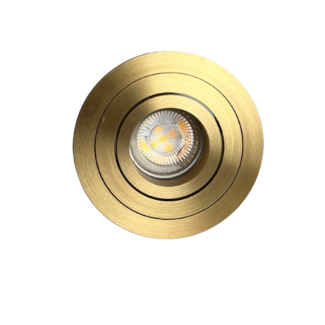 R&M Line Inbouwspot Mini Tilt Rond goud