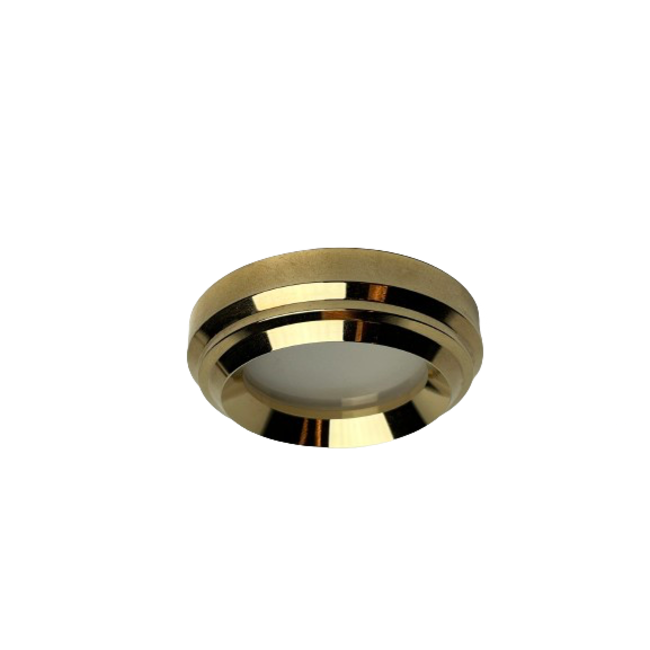 R&M Line Recessed spotlight / bathroom lamp Ministeam IP65 35mm gold tilt