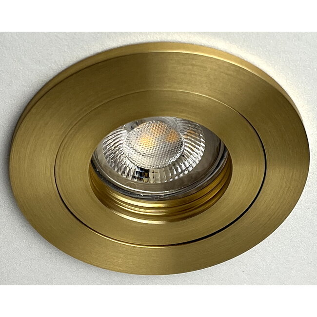 R&M Line Inbouwspot Mini Fix blade 35 Rond 12v goud