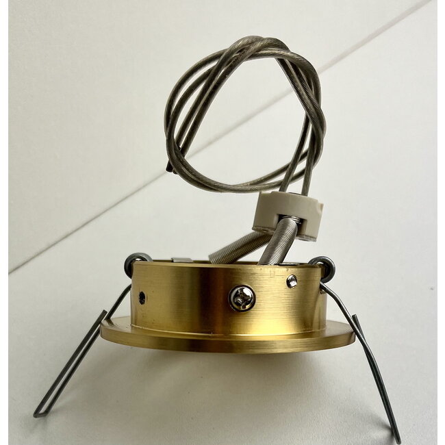 R&M Line Recessed spot Mini Fix blade 35 Round 12v gold-mat