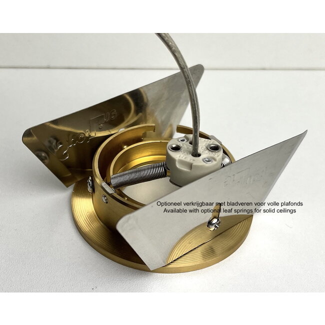 R&M Line Inbouwspot Mini Fix blade 35 Rond 12v goud