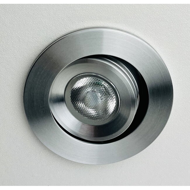 R&M Line Hoogwaardige Mini LED Inbouwspot 3W 3000K – IP65 – Kantelbaar – Compleet met niet-dimbare LED-driver – Voor project- en buitenverlichting