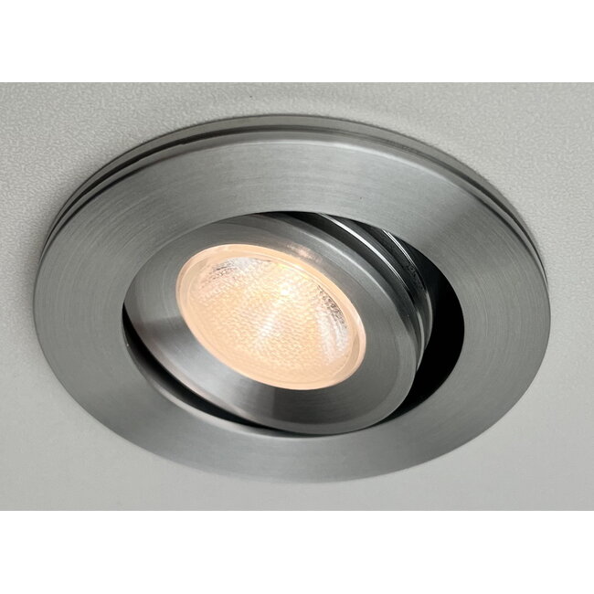 R&M Line Hoogwaardige Mini LED Inbouwspot 3W 3000K – IP65 – Kantelbaar – Compleet met niet-dimbare LED-driver – Voor project- en buitenverlichting