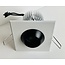 SpotLine Srl Inbouwspot Eye Q LED 10W IP54 Warm Wit 3000K vierkant wit -zwart– Dimbare design spot  met CITIZEN LED-chip