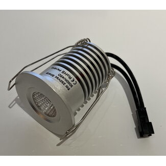 SpotLine Srl FARO Round LED Inbouwspot 5W 3000K Aluminum.