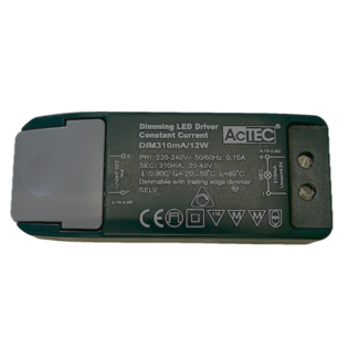 Actec Dimmable LED driver (Constant Current) DIM310mA/12W