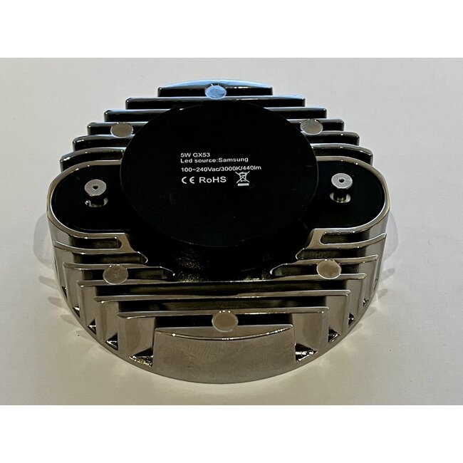 SpotLine Srl GX53 LED 5W 100-240v 3000k Warm wit, 440Lm niet dimbaar