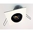 SpotLine Srl Inbouwspot Eye Q LED 10W IP54 Warm Wit 3000K vierkant wit -zwart– Dimbare design spot  met CITIZEN LED-chip