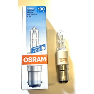 Osram Halolux Ceram 100W 230V, Sockel B15d, clear, dimmable