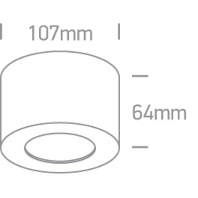 Onelight ONE Light Hidden Light LED plafondlamp 8W zwart/messing | R&M Verlichting