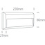 Onelight ONE Light LED wandlamp 2W wit 3000K IP65 | R&M Verlichting