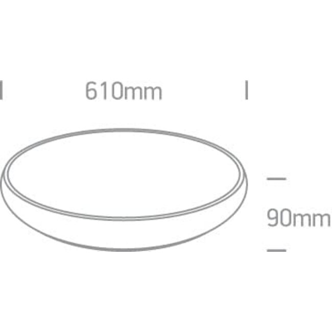 Onelight ONE Light Slim Line LED Ceiling Light 62W Black 3000K | R&M Verlichting
