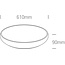 Onelight ONE Light Slim Line LED plafondlamp 62W zwart 3000K | R&M Verlichting