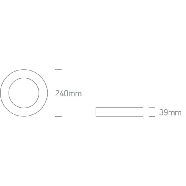 Onelight ONE Light Panena LED Ceiling Light 16W White 3000K | R&M Verlichting