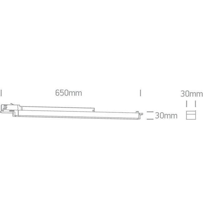 Onelight ONE Light LED lineaire railspot 16W wit 3000K 1600lm | R&M Verlichting