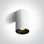 Onelight 12105M/W White Aluminium GU10 Surface Mounted Spotlight with Interchangeable Reflector