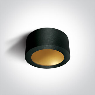 Onelight ONE Light 12116FD/B/BSLED Ceiling Light 16W Black/Brass