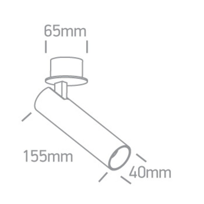 Onelight ONE Light COB LED inbouwspot 12W zwart 3000K 36° | R&M Verlichting