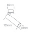 Onelight ONE Light COB LED inbouwspot 12W zwart 3000K 36° | R&M Verlichting