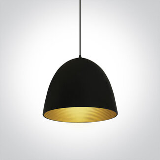 Onelight 63016A/B/BS hanglamp zwart/messing