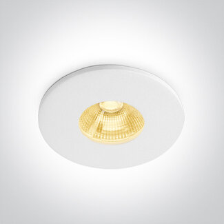 Onelight 10107P/W/W LED inbouwspot wit IP65