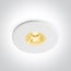 Onelight 10107P/W/W White IP65 LED Downlight 6.5W 3000K