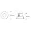 Onelight 10107P/W/W White IP65 LED Downlight 6.5W 3000K