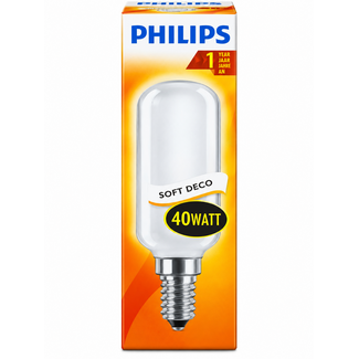 Philips Philips lamp T29 40W 230V E14 SOFT DECO