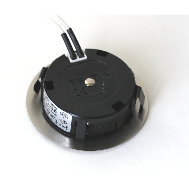 R&M Line Meubel inbouwspot schuin 12v  RVS look