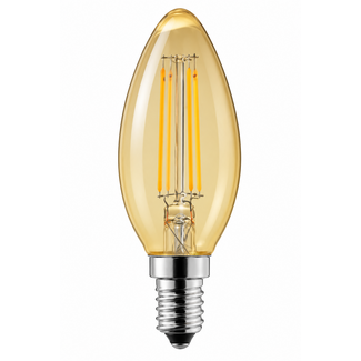 Highlight LED Kaars Amber 4W E14