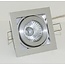 R&M Line Square aluminum recessed spotlight Qubo GU10
