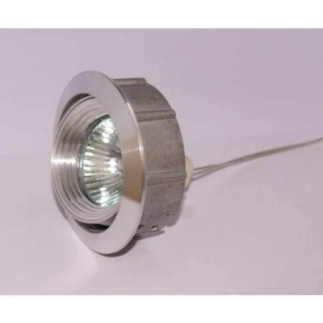 R&M Line Kantelbare aluminium Inbouwspot Silver Tilt 050 230V GU10