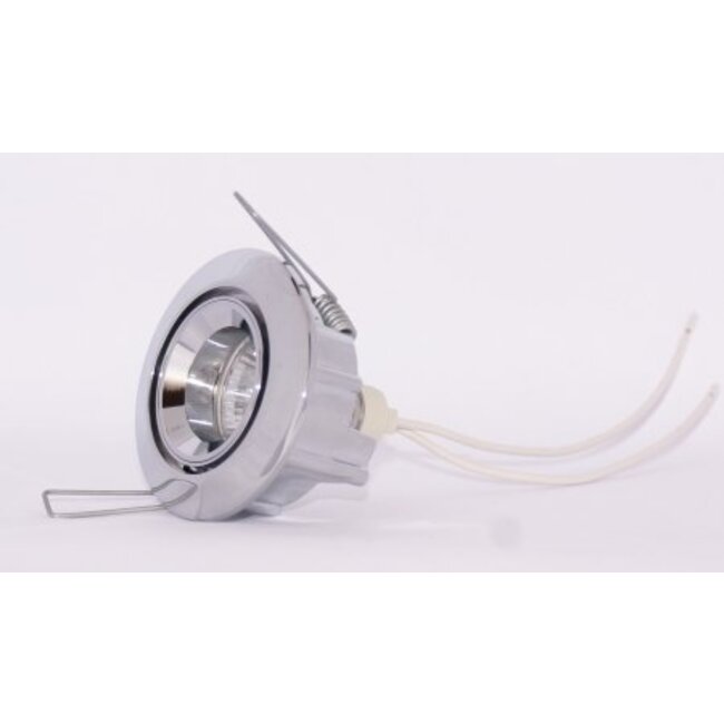 R&M Line Recessed spotlight Mini chrome Tilt 010 12v/230v