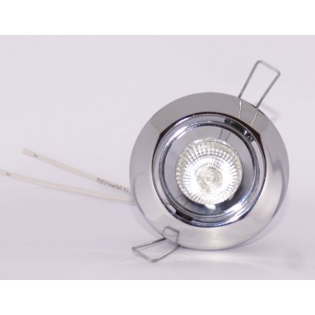 R&M Line Inbouwspot Mini Tilt 010 chroom 12v/230v