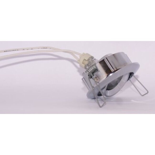 R&M Line Inbouwspot Mini Tilt 010 chroom 12v/230v