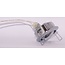 R&M Line Recessed spotlight Mini chrome Tilt 010 12v/230v