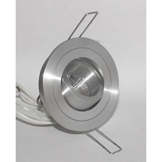 R&M Line Recessed spot Mini Tilt Blade 35 Round aluminum