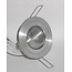 R&M Line Inbouwspot Mini Tilt Blade 35 Rond  aluminium-mat