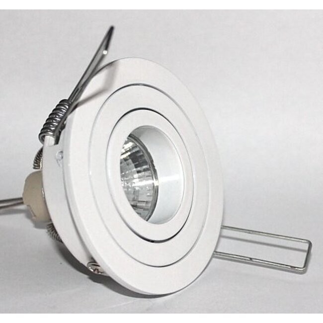 R&M Line Inbouwspot Mini Tilt Blade 35 rond 12v/230v Wit