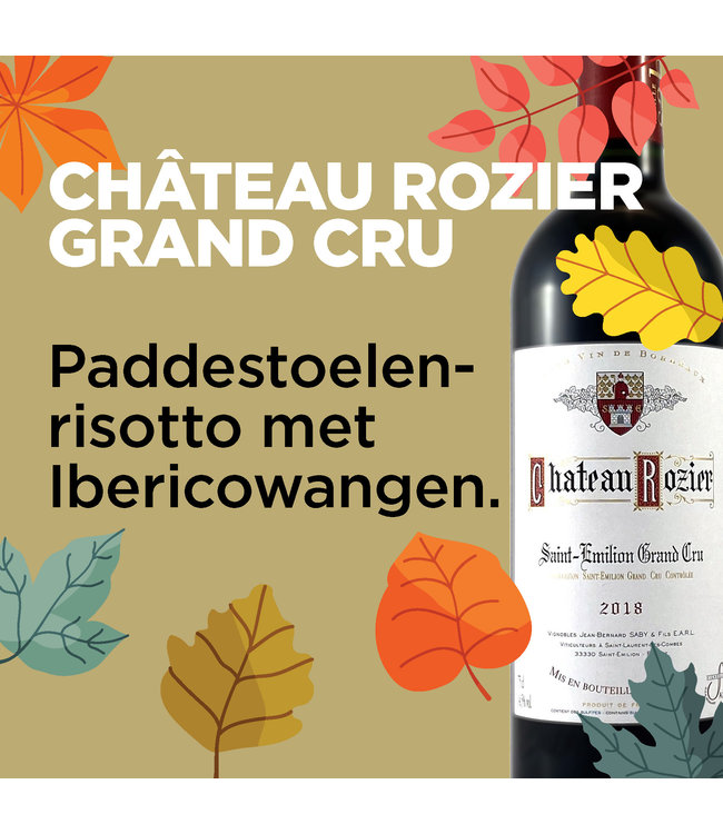 Château Rozier - Bordeaux Saint-Emilion Grand Cru AOC 2022 - 750ml