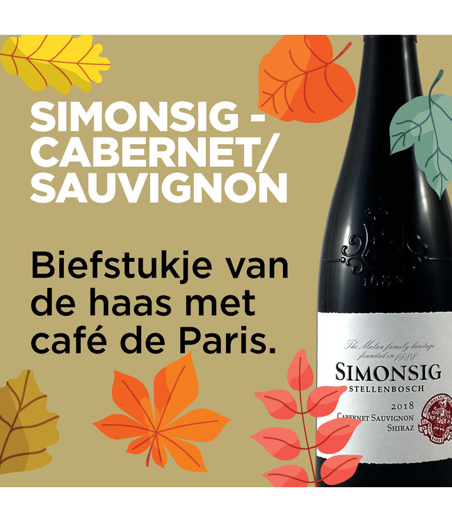 Simonsig Simonsig - Two's Company - Cabernet Sauvignon Shiraz - Stellenbosch 2022