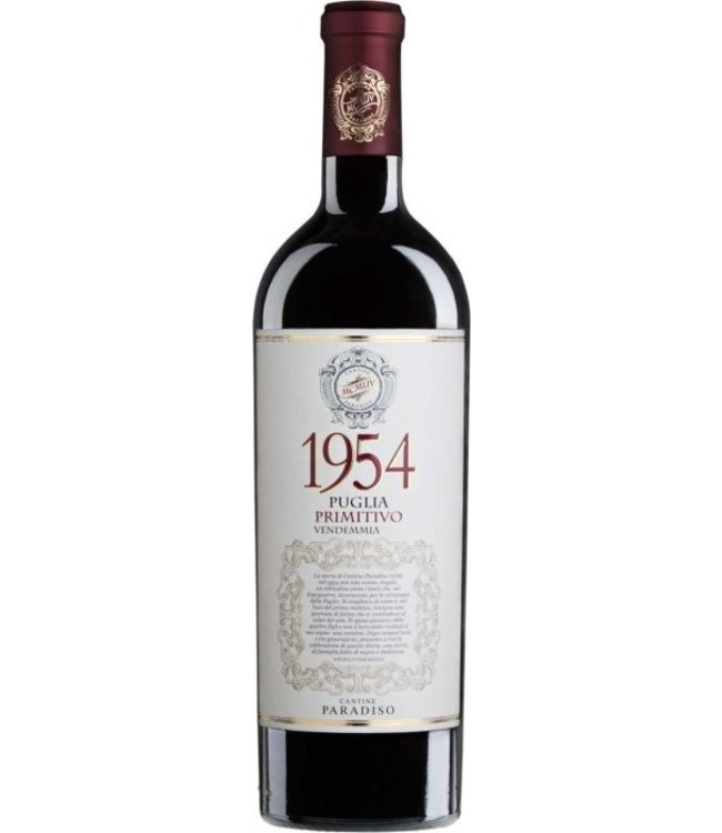 Paradiso - 1954 Primitivo Vendemmia - Puglia IGP 2021 - 750ml